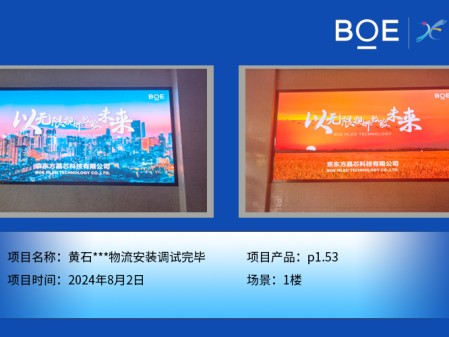 湖北黃石***物流安裝調試完畢