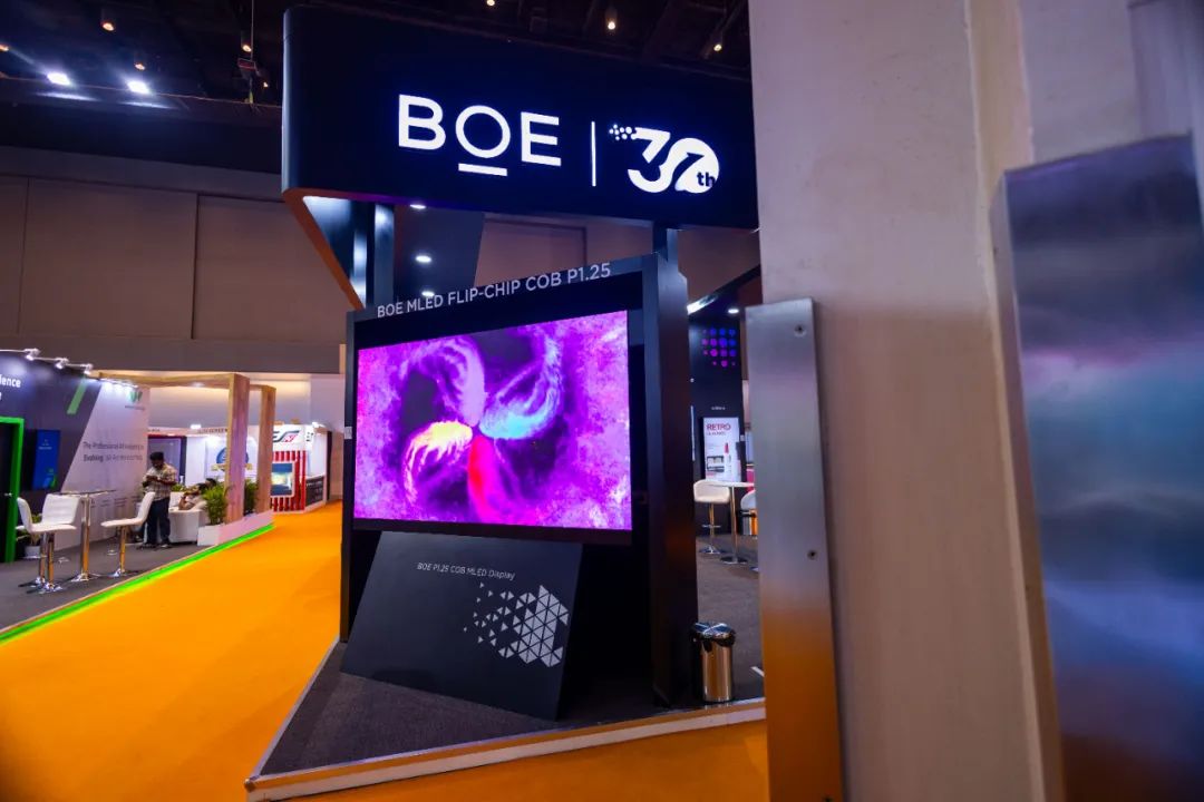 湖北BOE MLED COB卓越畫質亮相國際舞臺